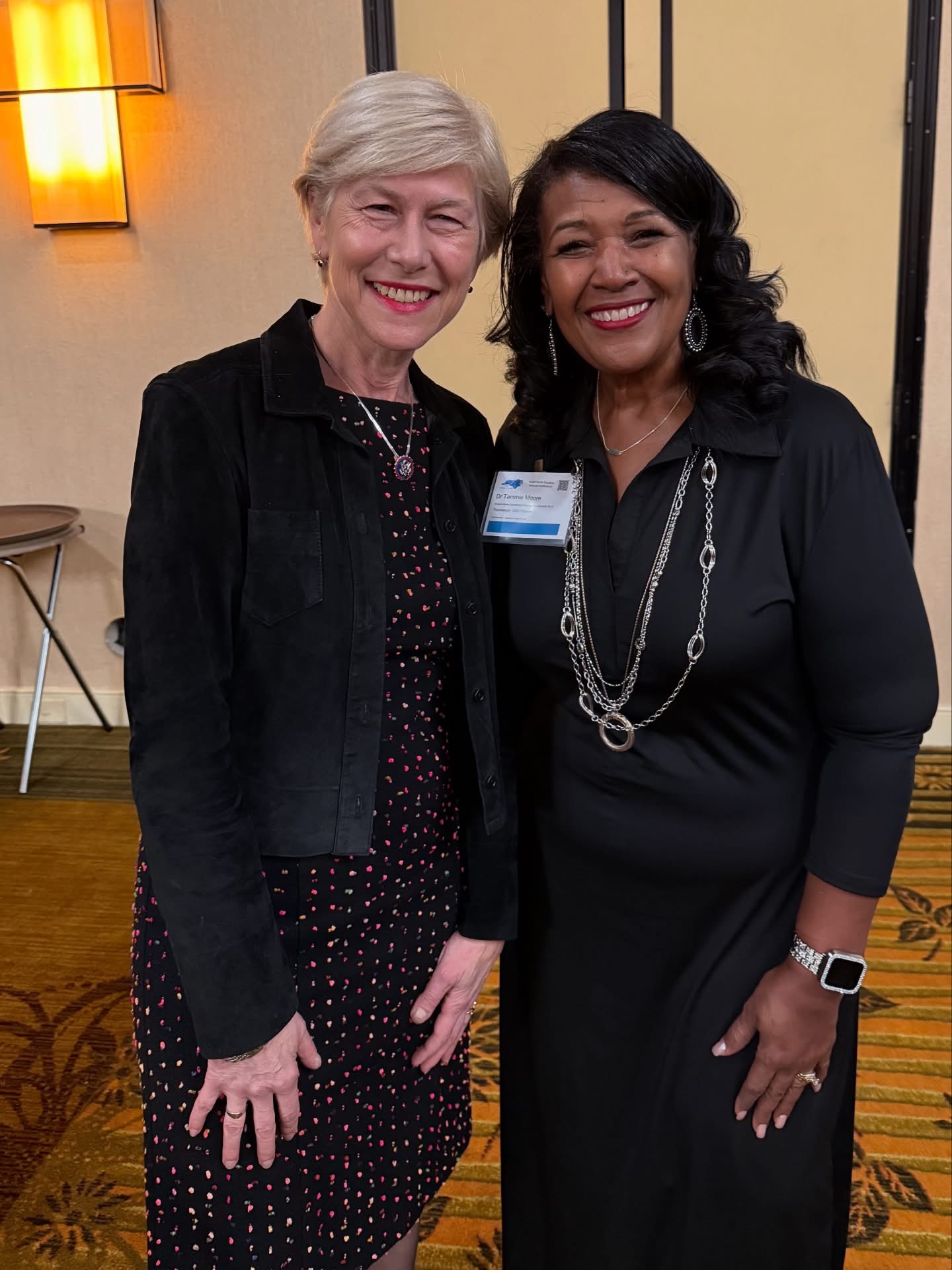 Dr. Tammie Moore with Congresswoman Deborah Ross